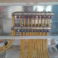 لوله کشی کامل آب و فاضلاب ساختمان گرمایش از کف