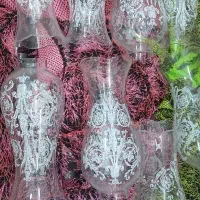 تعداد۴۵ عدد لاله لوستر شاه عباسی کیریستالی طرح دار