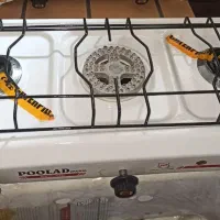 اجاق گاز ۳ شعله  رومیزی  پولاد اصل لعابی