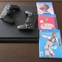 پی اس فور(PS4)  ۱ ترا دو دسته به همراه سه دیسک|کنسول، بازی ویدئویی و آنلاین|یزد, |دیوار