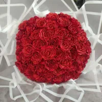 دسته گل روبانی