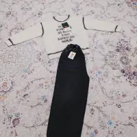 ست شلوار جین دورس YAS Jeans نو و تگ دار