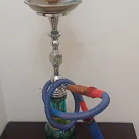 قلیان تنه برنجی استیل رضاترک قهوه خونه ایی