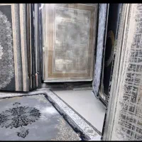 فرش فرش های جدید رنگ کرم سبز دار *ویژه نقدی و مدتی