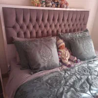 سرویس تخت دونفره چستر بدون تشک +دوتا پاتختی