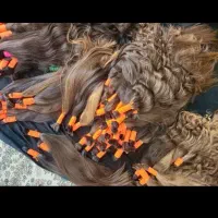 خریدار اصلی موی طبیعی ورنگی بالای 50سانت بدون واسط