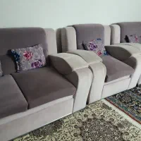 مبل شش نفره سالم بدون هیچ لک وشکستگی باقیمت مناسب