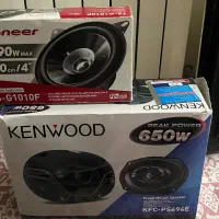اسپیکر خودرو کنوود و پایونیر و آمپلی فایر و ظبط