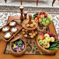 ظروف پذیرایی چوبی فروش عمده|ظروف سرو و پذیرایی|تهران, نیروی هوایی (پیروزی)|دیوار