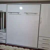 کمدوتختخواب تاشوباچوب لباسی