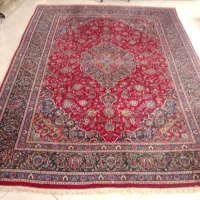 فرش دستبافت اصیل کاشمر40-50ساله ۹متری سالم و تمیز