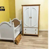 تخت و کمد نوزاد مدل آنیا اقساط