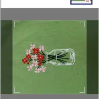 تیشرت نخ پنبه گلدوزی طرح گلدون|لباس|کاشمر, |دیوار