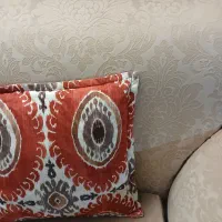 مبل سه نفره چوب گردو پارچه ترک|مبلمان خانگی و میز عسلی|تهران, تهرانپارس شرقی|دیوار