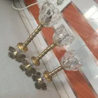 شمعدانی برنز|لوستر و چراغ آویز|ساوه, |دیوار