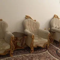 سرویس ۷نفره باجلومبلی|مبلمان خانگی و میز عسلی|مشهد, فدک|دیوار