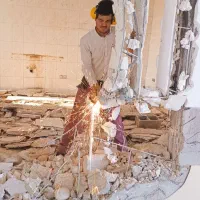 تخریب با دریل افخمی|خدمات پیشه و مهارت|جم, |دیوار