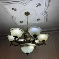 لوستر۹شاخه طرح برنز