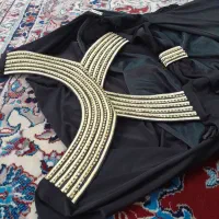 ماکسی مجلسی بلند نگین کاری شده به همراه کراپ زیرش|لباس|تهران, حر|دیوار
