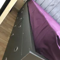 تخت دونفره در حد نو|تخت و سرویس خواب|پردیس, فاز ۲|دیوار