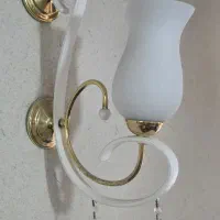 ۳ عدد لوستر چوبی به همراه ۲ دیوارکوب(در حد نو)|لوستر و چراغ آویز|تهران, افسریه شمالی|دیوار