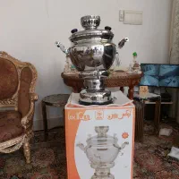 سماور گازی ترموکوبلدار ۲۰ ل غفاری