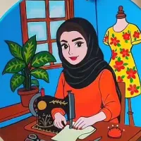 خیاط لباس بلوچی روپوش بالشت