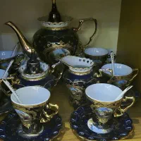 چایخوری سرمه ای آنتیک