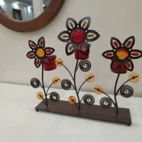 شمعدان و جاشمعی فلزی