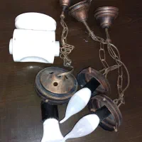 چراغ آویزتک شعله سه عددویک عددهولدردوطرفه سالم