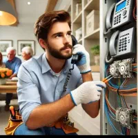 نصب رفع خرابی خط خطوط تلفن سانترال مخابرات