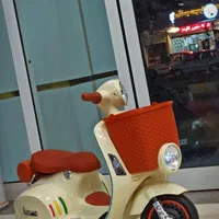 موتور شارژی وسپا سبد دار (اقساط)|اسباب‌بازی بچه|ایلام, |دیوار