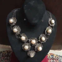 گردنبند مروارید آنتیک