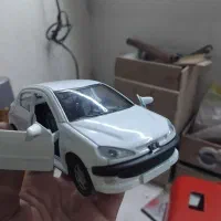 ماکت فلزی ۲۰۶ مقیاس کوچک (رنگ سفید)|اسباب‌‌بازی|گمیشان, |دیوار