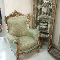 ست مبلمان ۹ نفره سلطنتی ورق طلاو نهار خوری ۱۰ نفره|مبلمان خانگی و میز عسلی|تهران, ائمه اطهار|دیوار