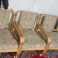 مبل 7نفره چوب طبیعی