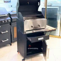 باربیکیو 60 سانت نما استیل 304