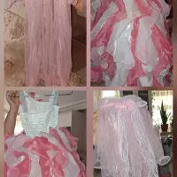 پیراهن و تور دخترانه