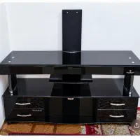 میز تلوزیون شیشه ای سالم
