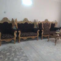 مبلمان ب همراه میزناهارخوری،میزتلفن،میزتلوزیو|مبلمان خانگی و میز عسلی|اصفهان, ملک‌شهر|دیوار