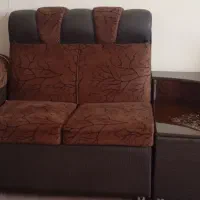 مبل دو نفره ب همراه کنار مبلی