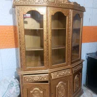 کمد لباس و بوفه ۲ تیکه ای چوبی و ۱ اجاق گاز|جاکفشی، کمد، دراور|سبزوار, شهدا|دیوار