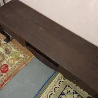 میز قهوایی سوخته