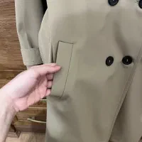 ترنچ کت کلاسیک (بارونی) سانتانا رنگ خاکی/نسکافهای|لباس|شیراز, معالیآباد|دیوار