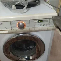ماشین  لباسشویی اتوماتیک ال‌جی کره اصل درب استیل|ماشین لباسشویی و خشک‌کن لباس|مشهد, رسالت|دیوار