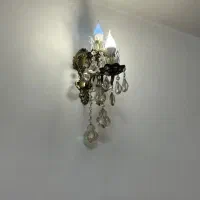 ۲عدد لوستر ۱عدد دیواری برنز نونو|لوستر و چراغ آویز|تهران, گلستان (شهرک راه آهن)|دیوار