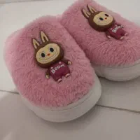 دمپایی صورتی کیوت دخترانه
