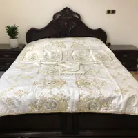 روتختی دو نفره گلدوزی ساتن ابریشم