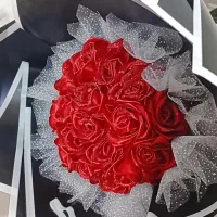 دسته گل روبانی خاص و شیک با قیمت مناسب