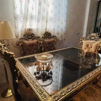 میز و صندلی ۶ نفره سلطنتی(مناسب سخت پسندها)